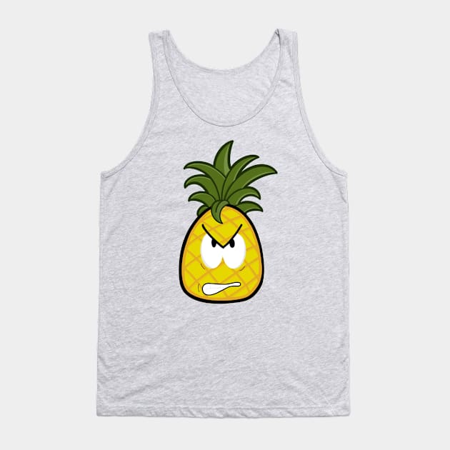 Mad pineapple Tank Top by CraftyNinja